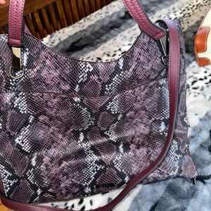 **like new** Plum snake skin Vince Camuto bag